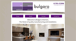 Desktop Screenshot of bulgarointeriors.co.uk
